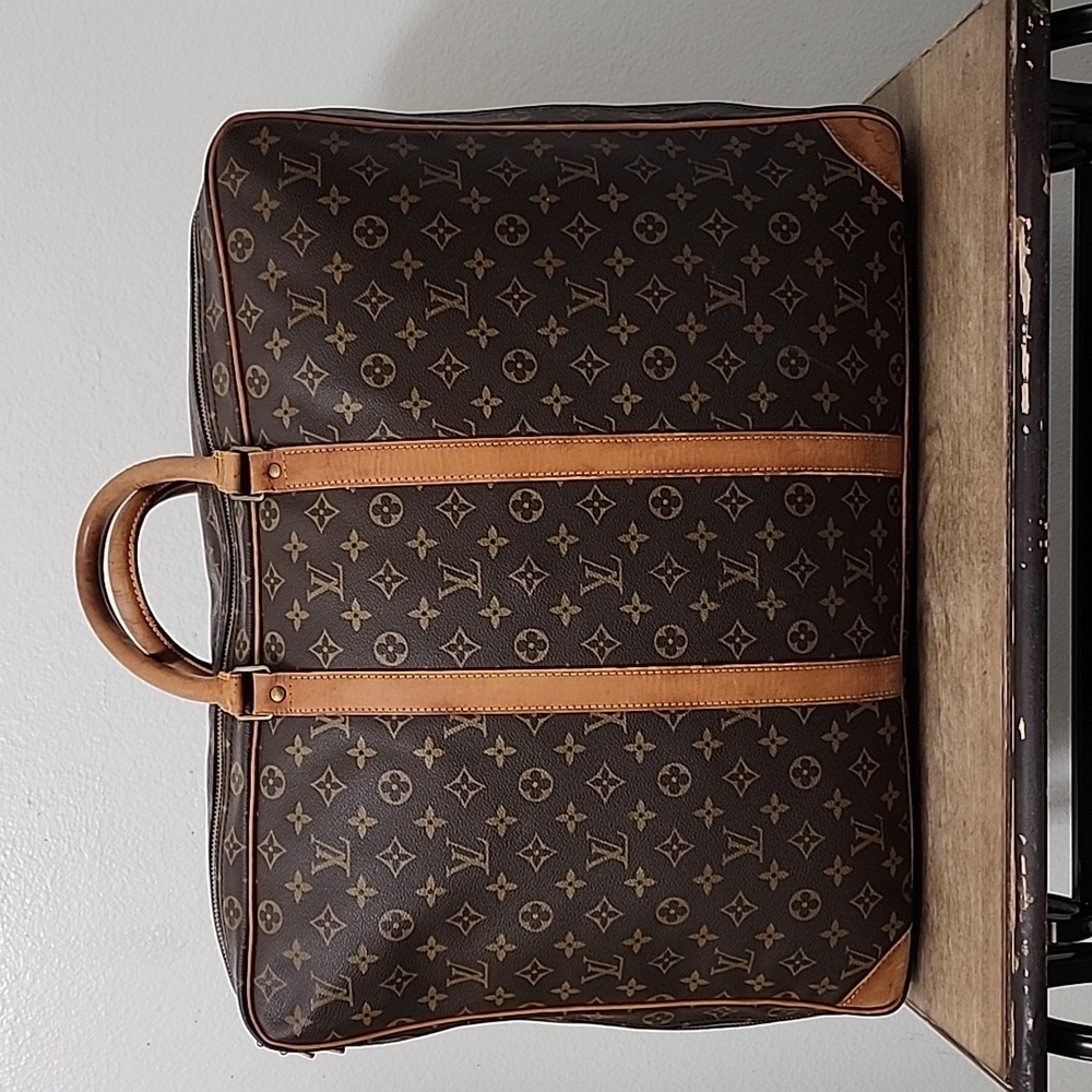 Louis Vuitton Brown Monogram Travel Bag-Authentic Sirius 55 Suitcase!!